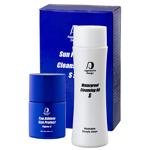 Top Athlete Sun Protect “FighterS” & Waterproof Cleansing Oil S スタートセット（初めての方はセットがオススメ！）