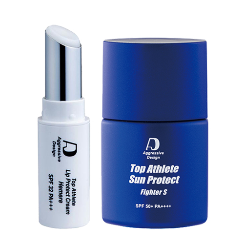 Top Athlete Lip Protect Cream ''Hemere'' & Top Athlete Sun Protect ''Fighter''